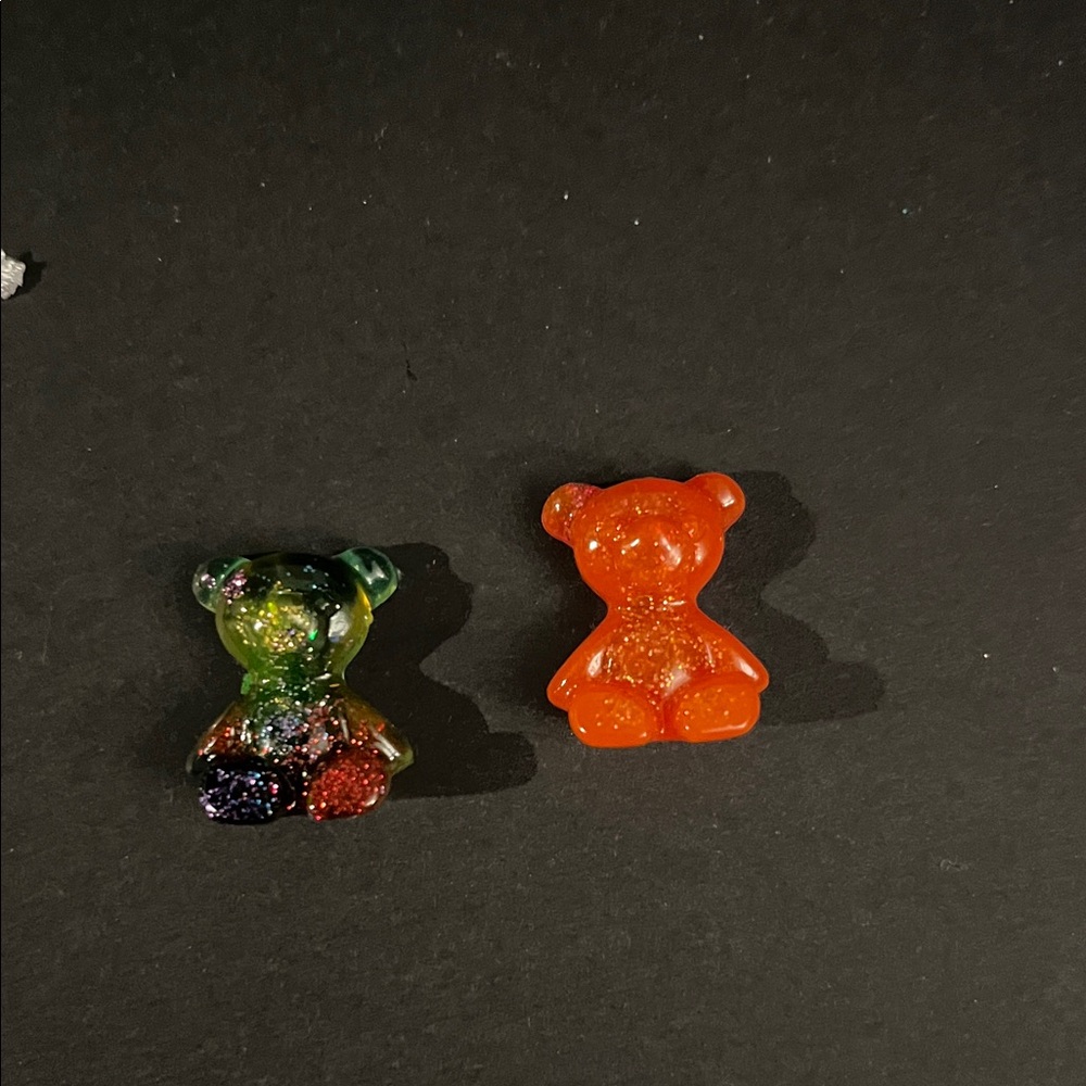 Colorful Bear Figurine Set